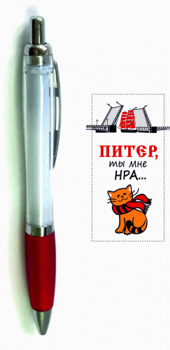 Ручка шариковая "Питер, ты мне нра..." фото 2