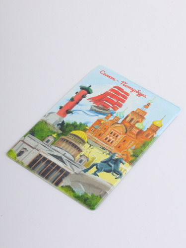 Чехол для карт "Достопримечательности Санкт-Петербурга", 95х65 мм фото 2
