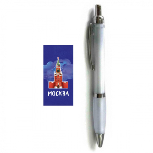 Ручка шариковая "Москва. Спасская башня. Ночь"
