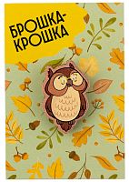 Значок деревянный "Сова" - Значки Санкт-Петербург