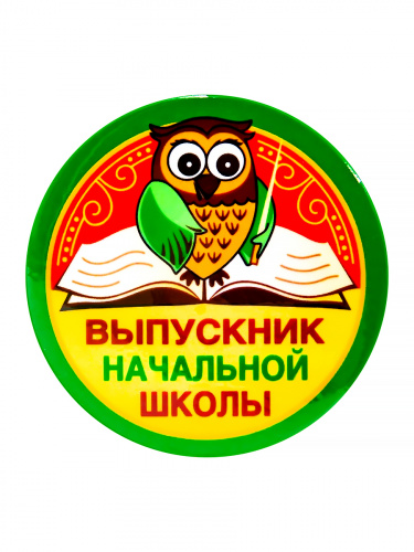Набор значков "Выпускник начальной школы. Сова", закатные, 56 мм, 10 шт - Значки Санкт-Петербург фото 5
