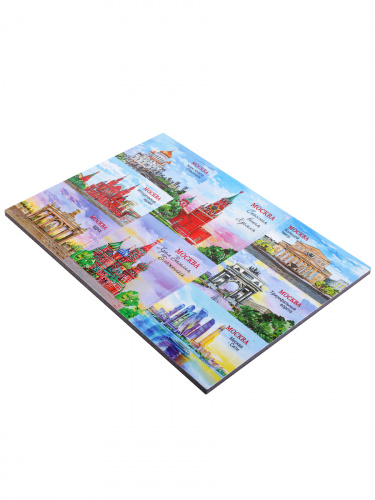 Набор магнитов "Москва. Коллаж №6", изолон, 205х145 мм, 8 шт фото 5