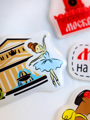 Набор 3D наклеек "Москва на движе!", 4 шт фото 8
