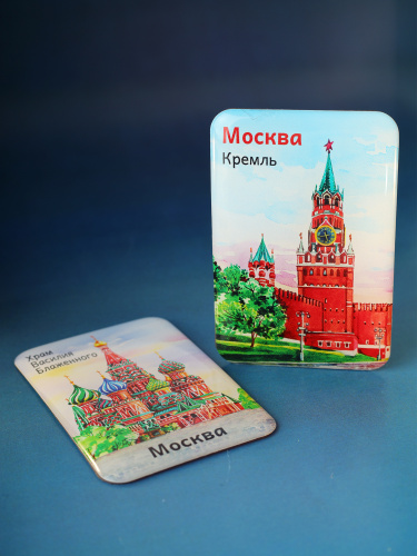 Набор 3D магнитов "Москва", смола, 40х60 мм, 2 шт фото 6