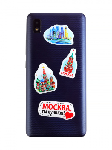 Набор 3D наклеек "Москва, ты лучшая!", 4 шт фото 3