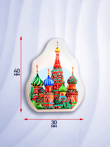 Набор 3D наклеек "Москва, ты лучшая!", 4 шт фото 5
